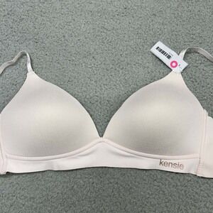 Kensie Bra 36D T-Shirt Bra  Wireless Plunge Pink